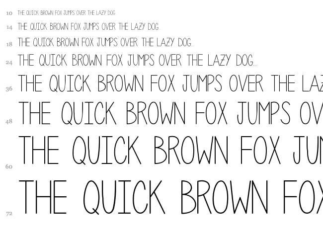 Penelope Anne font waterfall